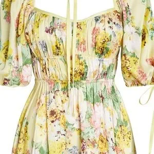 knee length dresses for ladies For Love & Lemons Julia Mini Dress White – blueandcream main image 0
